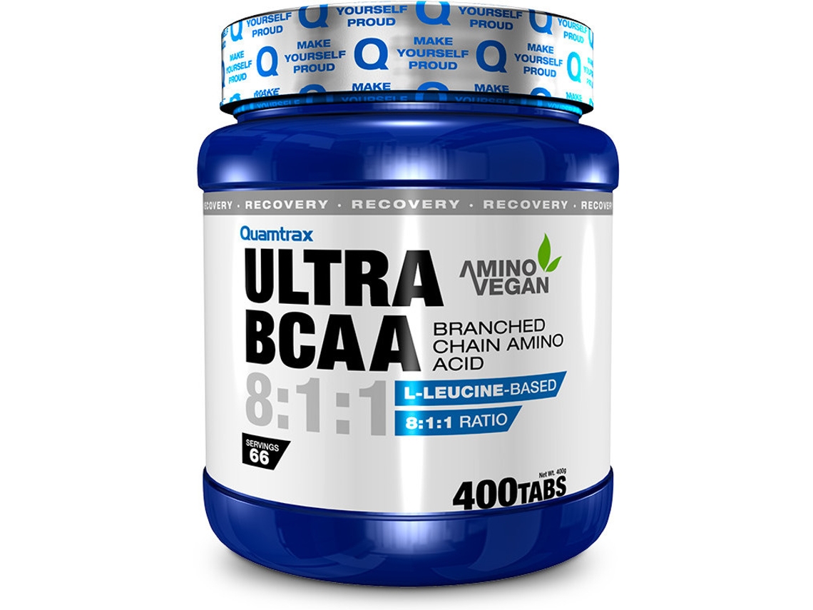 Complemento Alimentar QUAMTRAX Ultra Bcaa 8:1:1 400 Tabs (Pomelo - 6 Comprimidos)