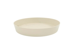 PLASTIKEN TES - Plato Redondo Ø28 cm para Macetas de 38 cm Ecru