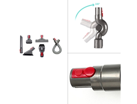 Piezas de repuesto de liberación rápida para accesorios de aspiradora inalámbrica Dyson V7 V8 V10 V11