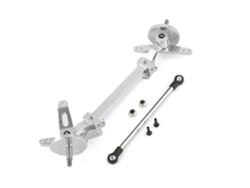 Kit De Eje Delantero Sin Dirección Asistida, Conjunto De Cigüeñal Metálico A Escala 1:14 Para Coches De Control Remoto Tamiya, Tractor Y Camión.