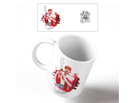 Taza 325ml - Queen - Freddie Mercury as King