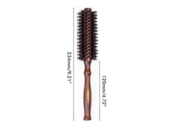 Cepillo y peine de cerdas de madera para hombre y mujer, ideal para peinar, secar, rizar y alisar. Rosewell