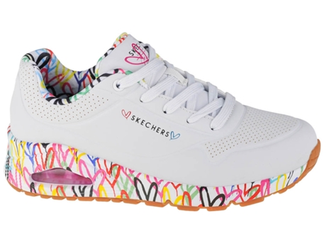 Zapatos SKECHERS Mujer (Sintético - Blanco - 40)