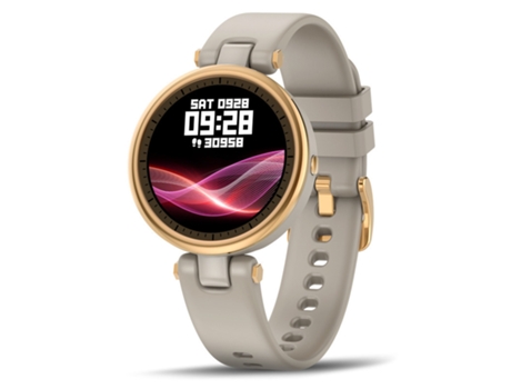 Smartwatch, Reloj deportivo para mujeres, Monitor de frecuencia cardíaca y oxígeno en sangre,Gris CHRONUS