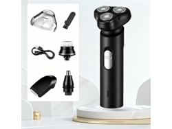 Afeitadora Eléctrica Multifuncional 4 En 1, 3 Cuchillas Flotantes, Lavable Y Recargable Por Usb, Para El Cuidado De La Barba Y El Rostro, Po