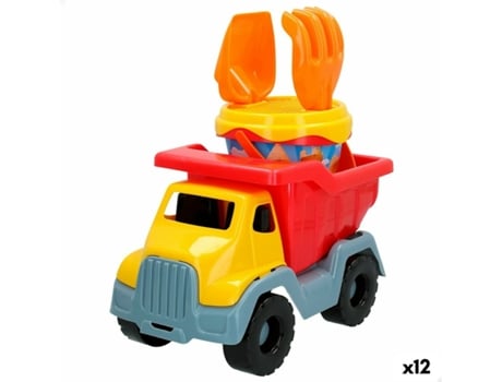 Set de Juguetes de Playa COLORBABY Mr Craby Construction Polipropileno (Edad Mínima Recomendada: 18 meses - 12 unidades)