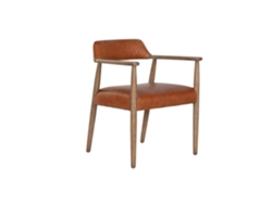 Sillon Fresno Piel Decape Blanco 59x57x74cm