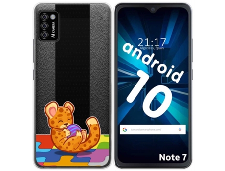 Carcasa Cubot Note 7 TUMUNDOSMARTPHONE Dibujos Transparente Multicolor