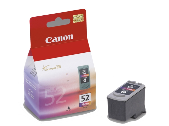 Cartucho de tinta Original CANON Color Foto CL-52 para PIXMA iP6210D, iP6220D, iP6310D, MP450