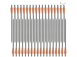 Flechas de carbono, material de carbono mixto, punta de flecha extraíble, 36 piezas de 20 pulgadas o OEM