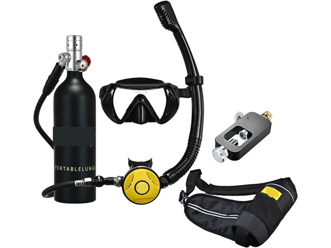 Mini Botella De Buceo, Tubo De Snorkel, Rebreather, Equipo Portátil De Apnea