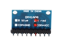 Kit 4 Módulos Led Rojo Ánodo Común Con Pin Para Breadboard, 3d Printer, Mcu Arm 3-24v Dm41a08_r_vcc