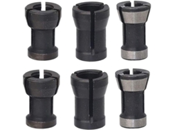 6 Piezas Husillo Mandrino Cono Adaptador Hss 6/6.35/8mm Para Máquina Grabado Carpintería