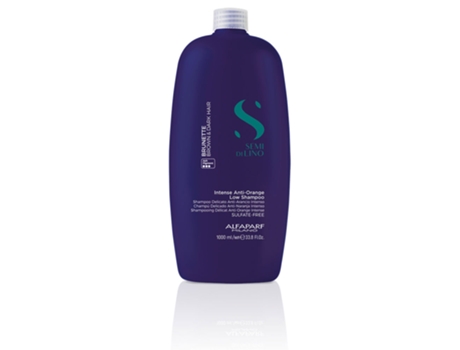 Champô Líquido ALFAPARF Semi Di Lino Brunette Brown & Dark 1000ml
