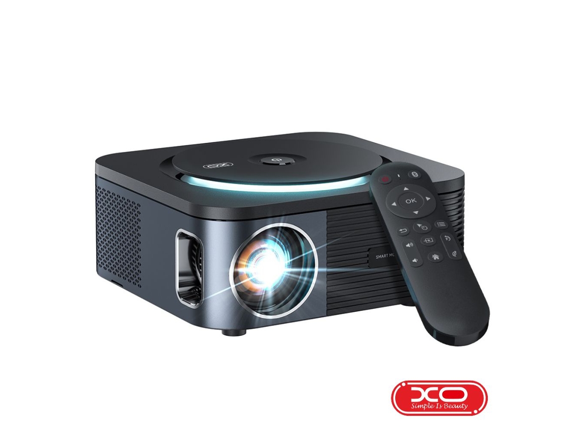 Proyector de vídeo Android 120 de 3000 lúmenes con wifi y control Xo