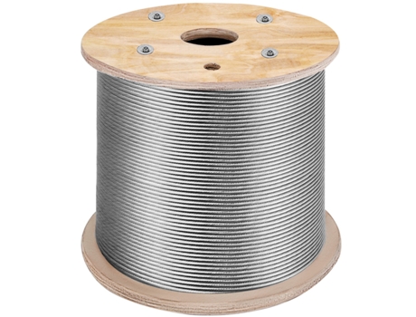 Riel de Cable de Acero Inoxidable de 1000 Pies Cable de Acero 1 X 19 Núcleo de Alambre