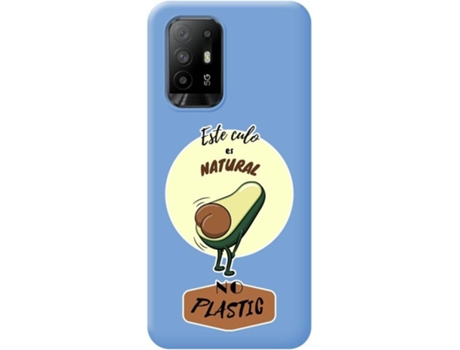 Carcasa para Oppo A94 5G TUMUNDOSMARTPHONE Silicona Líquida Dibujos Azul