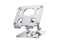 Soporte Plegable Giratorio De 360° Para Tabletas Y Teléfonos Móviles Con Disipación De Calor, Fabricado En Aleación De Aluminio.