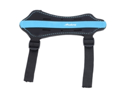 Protector De Brazo Ajustable, Grueso Y Transpirable De Cuero Sintético Pu Para Tiro Con Arco Recurvo Infantil - Azul