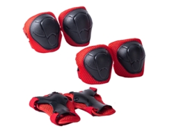 Kit de protección infantil 6 en 1, Talla: S, Rojo