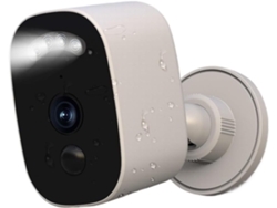 Cámara De Vigilancia Wifi Inalámbrica Para Exteriores De 3mp Alimentada Por Batería, Con