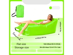 Sofá Inflable Portátil Para Exteriores Digitallab (verde)
