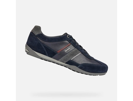 Zapatillas de Hombre GEOX Piel Gris (40)