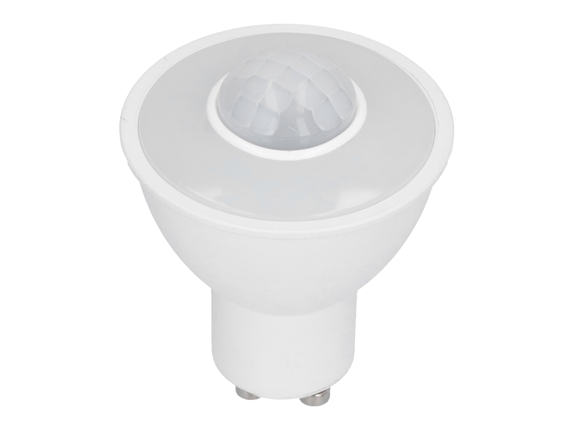 Rebe-bombilla Led Gu10 5w 500lm Con Sensor De Movimiento Corporal Luz Blanca Para Techo Pasillo Ac100-240v