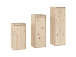 Maison Exclusive - Muebles Para Tv 3 Piezas Madera Maciza De Pino
