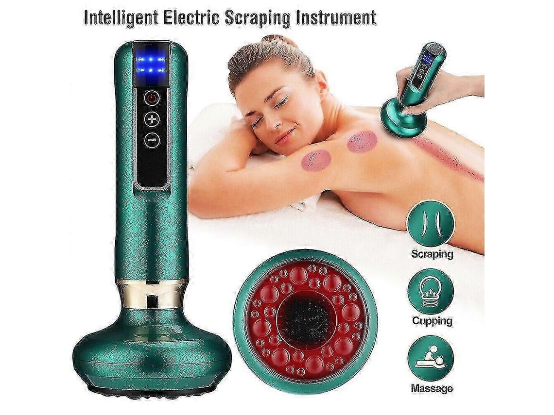 Masajeador Eléctrico De Ventosas Para Cuello, Espalda Y Cuerpo, Máquina Gua Sha Xmo