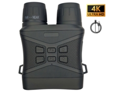 Gafas de visión nocturna 4K HD con infrarrojos, binoculares con zoom digital 5x y pantalla de 3 pulgadas Ikikso (negro)