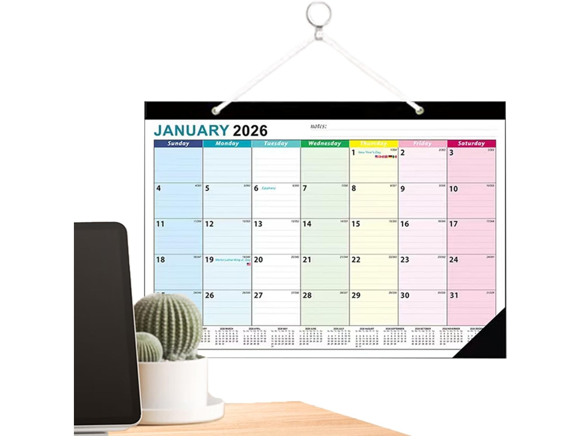 Calendario De Pared | Calendario Mensual 2027 | 16