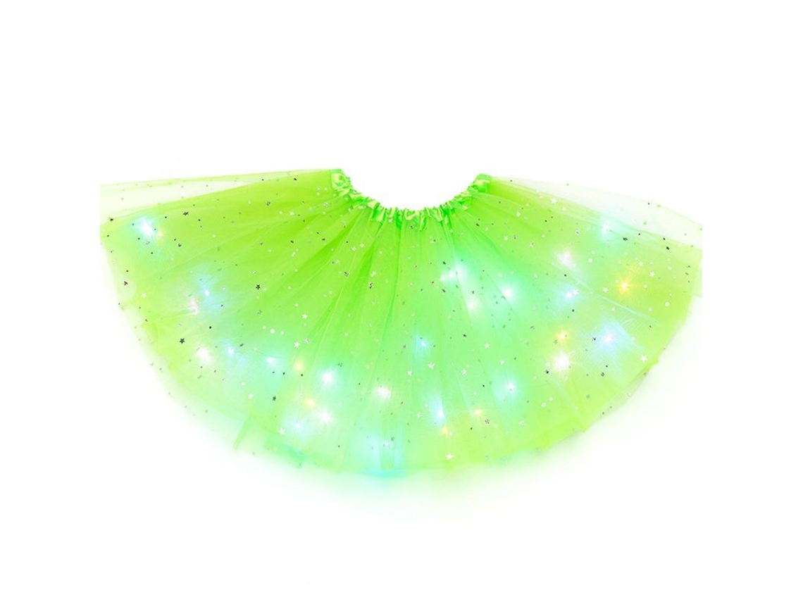 Falda Tutú De Baile Con Luces Led Para Niñas, Vestido De Princesa Bailarina Para Fiestas Y Disfraces Infantiles.
