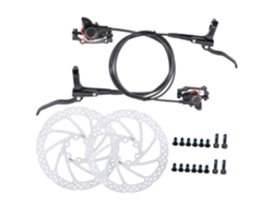 Kit De Frenos Hidráulicos Para Bicicletas De Montaña Con Discos De 160 Mm, Frenos Hidráulicos Delanteros Y Traseros Para Bicicletas De Montaña.
