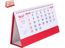 Calendario Slowmoose de Mesa: Año Nuevo Chino 2026, Año del Caballo, Páginas Mensuales.