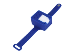 Porta-limas De Endodoncia Con Regla De Medición Para La Muñeca, Color Azul. Herramienta Dental.