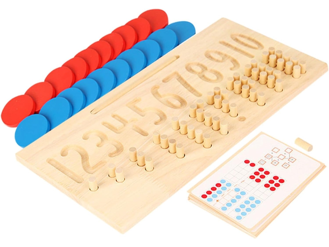 Tablero De Madera Para Trazar, Juguete Cognitivo Para Niños Y Niñas