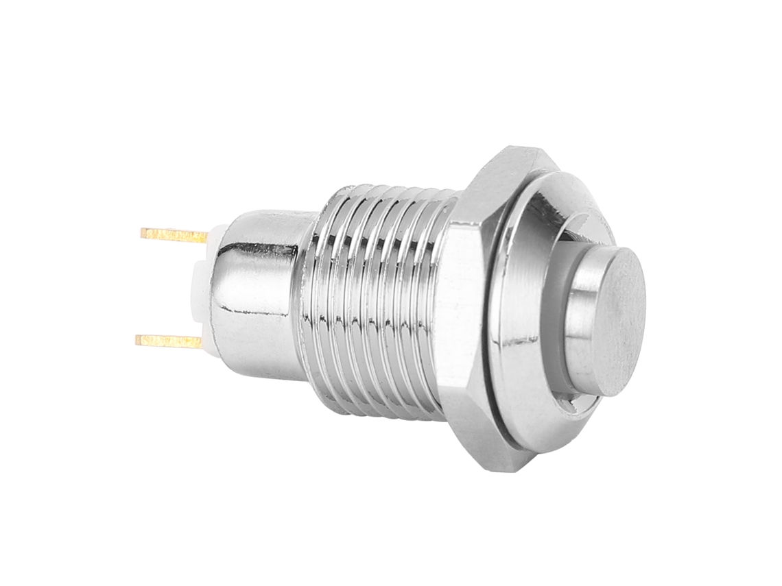 Botón de arranque momentáneo impermeable de acero inoxidable de 10 mm