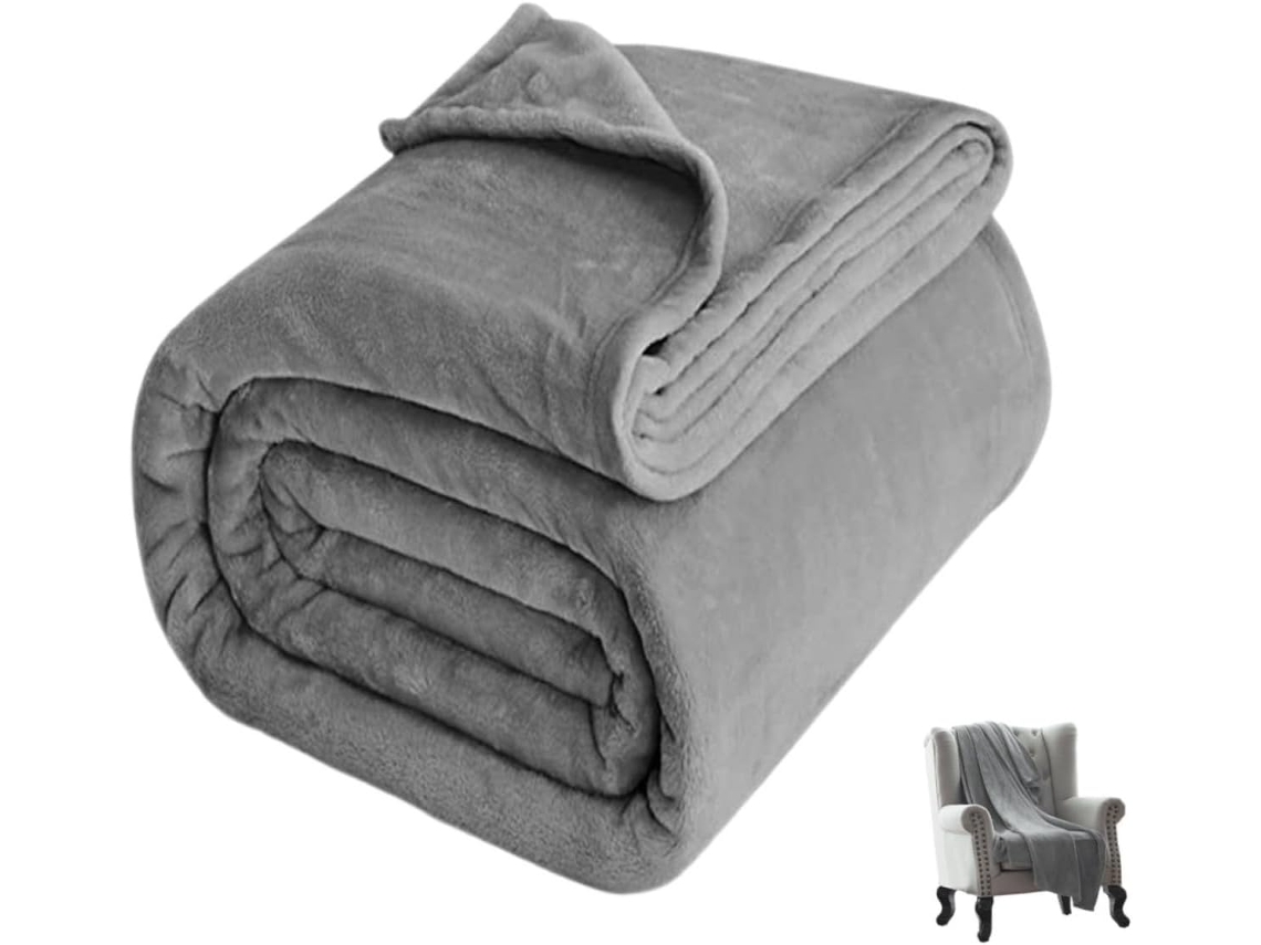 Manta De Franela Suave Y Cálida, Manta Cómoda Para La Cama, El Sofá Y Para Uso En Interiores.