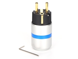 Conector Plug Iec E106g Cobre Puro Ouro 24k Para Equipamentos Audiovisuais Profissionais Ce Rohs Pse