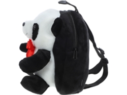 Mochila De Pelúcia Ciieeo Panda Preto Para Meninos E Meninas, Leve E Portátil Com Amplo Espaço Interno.