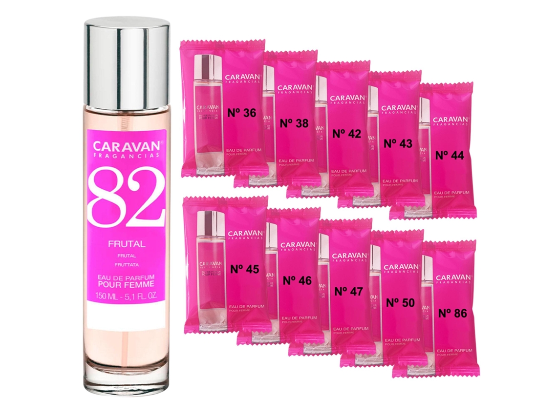 Perfume de mujer Caravan No. 82 150 ml Set de 10 frascos de fragancia