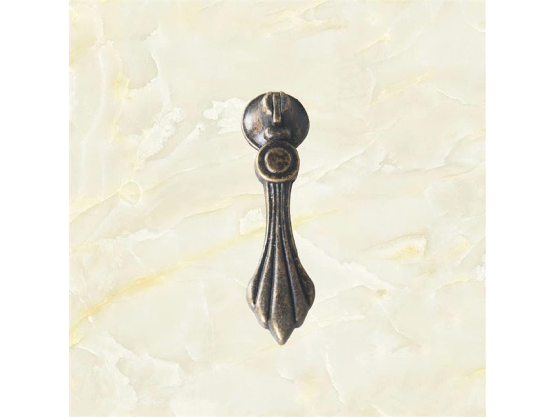 Tiradores De Armario De Cocina Retro De Bronce De 76 Mm X 20 Mm Para 2 Puertas