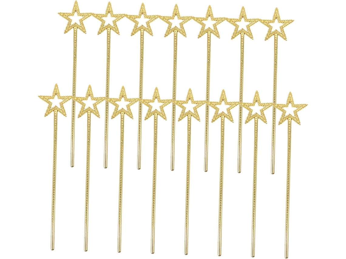 15 Varitas Mágicas De Estrellas Para Niños Y Niñas, Reutilizables Y Fáciles De Limpiar.