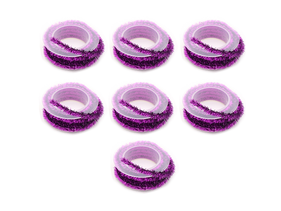 7 Rollos de Oropel de Halloween - Cinta Metálica, 1,5mx1mm NEVEANCE