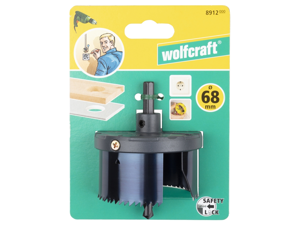 Wolfcraft 8912000 - 1 Sierra De Corona Standard Ø68 Mm
