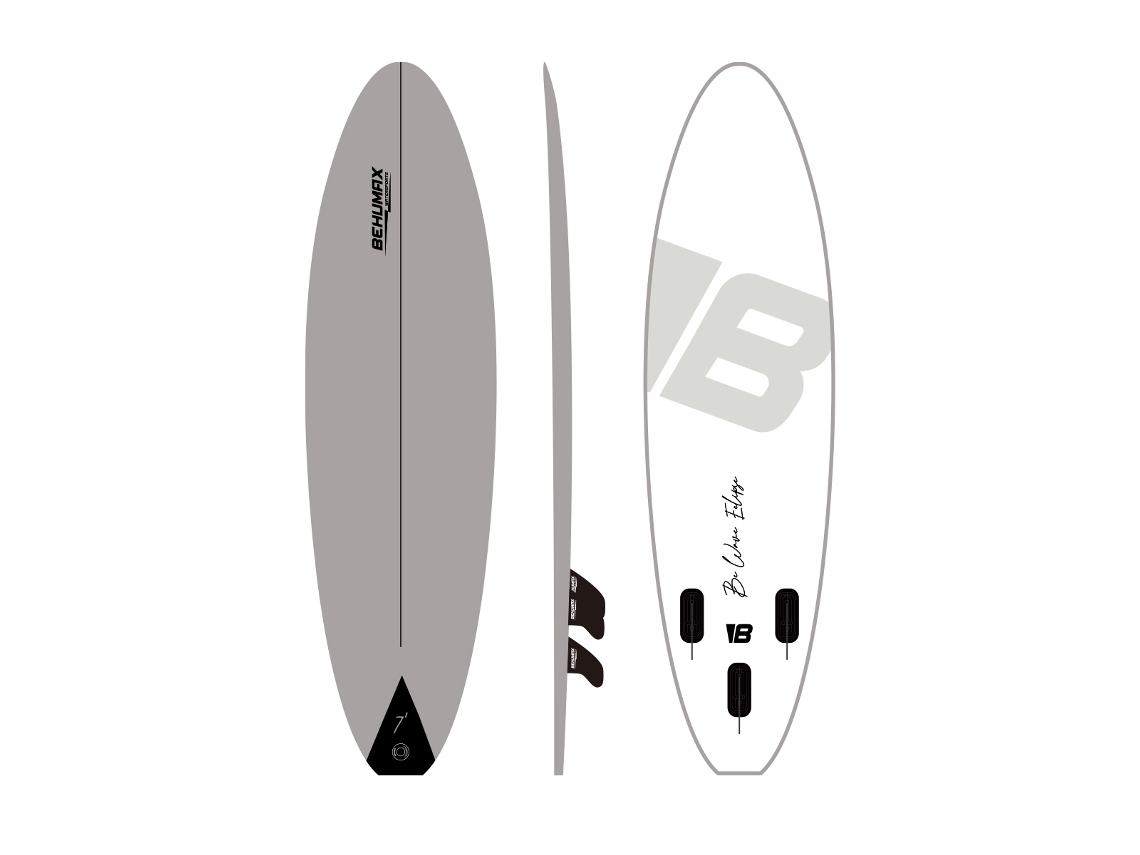 Tabla de surf Behumax Be Wave Eclipse 7 para principiantes