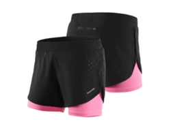 Braguitas De Running Transpirables De Secado Rápido 2 En 1 Para Mujer Con Forro Largo Para Entrenamiento Y Ciclismo.