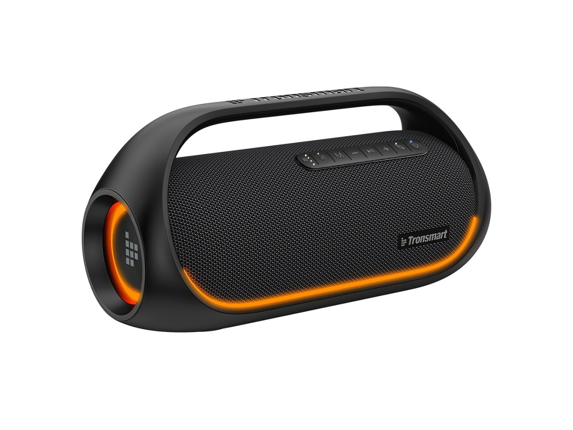 Altavoz Bluetooth TRONSMART Bang inalámbrico con audio de alta resolución sin pérdida/graves potentes/control mediante aplicación y asa portátil