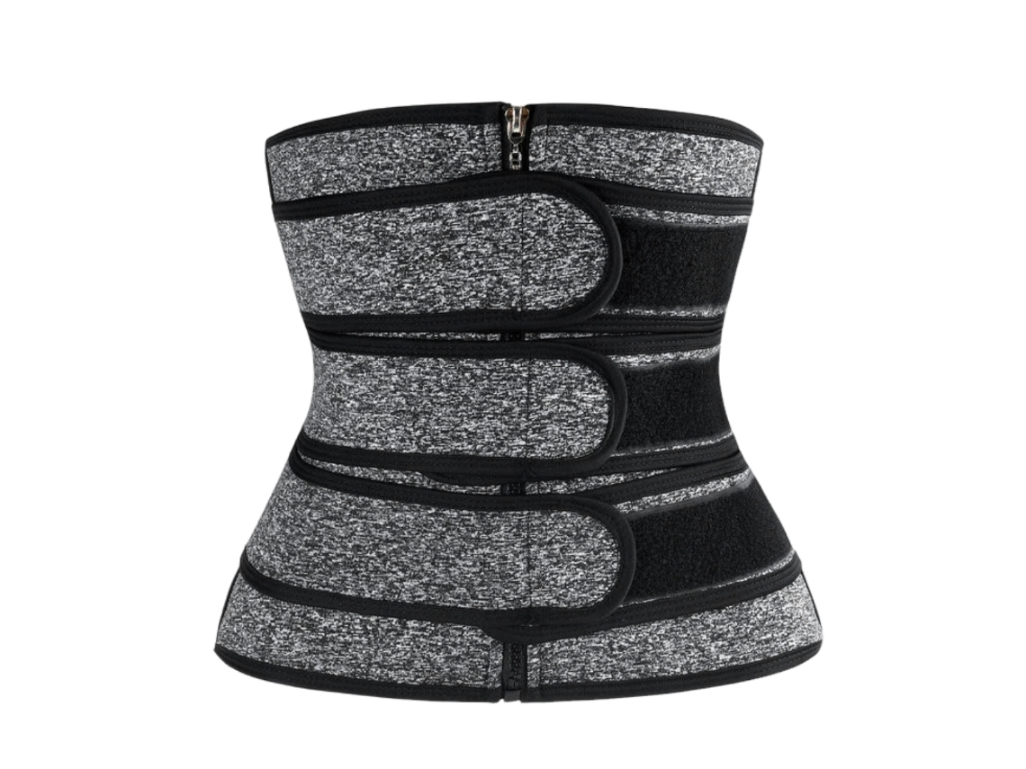 Faja Reductora Con Compresión Ajustable, Cinturilla Con Soporte Para La Espalda Y Tecnología De Control Abdominal.
